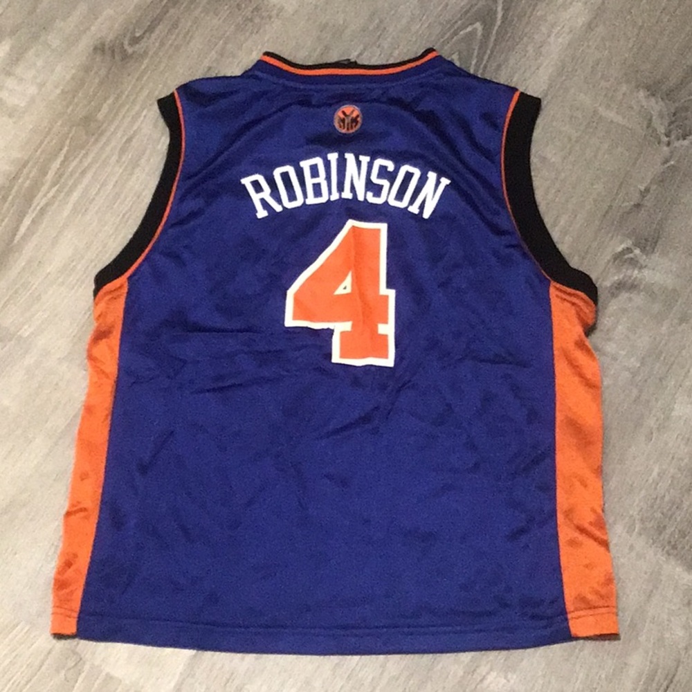 Adidas NBA Nate Robinson # 4 New York Classic player Boys Jersey size L - Picture 2 of 7